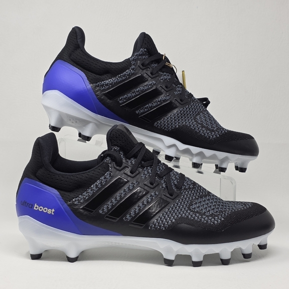 Adidas Ultraboost Football Cleats Black Blue Woven JP7410 Men\'s Size 10 New main image 11